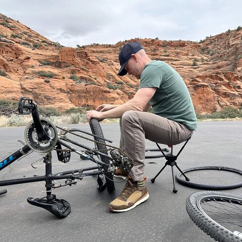GRAND TRUNK Compass 360 UC Stool, Full Swivel, Ultra Compact, Easy Setup & Packable for Outdoors, Work & Play (Storm) in Saudi Arabia