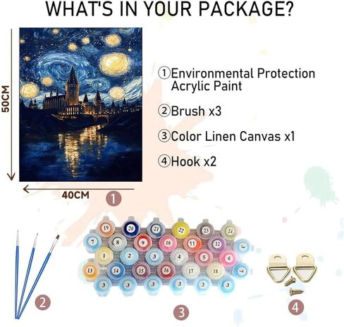unllhuw Butterflys Paint by Numbers Kits for Adults Beginners - Butterfly Paint by Numbers Kits on Canvas, Butterfly Paint by Number for Home Decor Wall Art Gift 16x20inch in Saudi Arabia