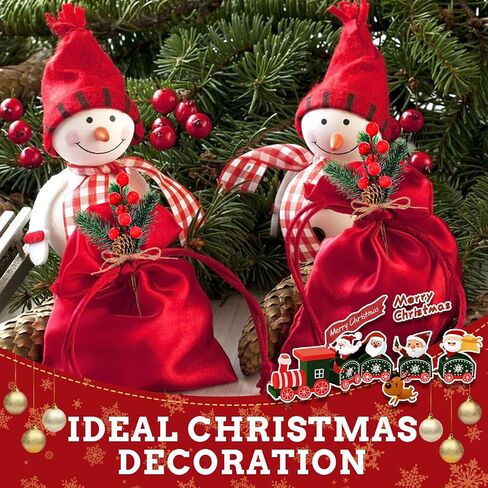 20 Pack Artificial Christmas Tree Picks Christmas Red Berries Stems Pine Branches Spray with Pinecones Holly Leaves for DIY Xmas Garland Wreath Ornaments Holiday Décor (Red Berries) in Saudi Arabia