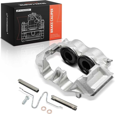 مجموعة فرجار قرص الفرامل الممتازة بدون دعامة متوافقة مع Ford F-250 F250 F-350 F350 1986-1994، E-250 E-350 Econoline Club Wagon 1986-1991 - جانب الركاب الأمامي الأيمن in Saudi Arabia