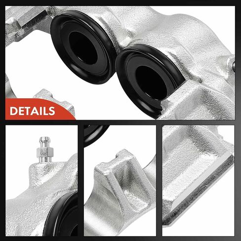 مجموعة فرجار قرص الفرامل الممتازة بدون دعامة متوافقة مع Ford F-250 F250 F-350 F350 1986-1994، E-250 E-350 Econoline Club Wagon 1986-1991 - جانب الركاب الأمامي الأيمن in Saudi Arabia