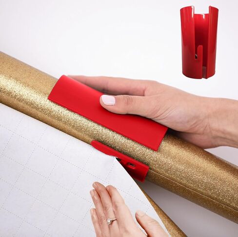 WrappingPaperCutter Cylinder Paper Cutter Paper Cutter for Packaging，Red in Saudi Arabia