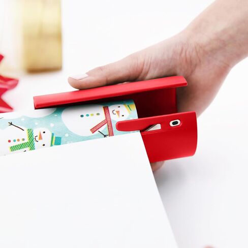 WrappingPaperCutter Cylinder Paper Cutter Paper Cutter for Packaging，Red in Saudi Arabia