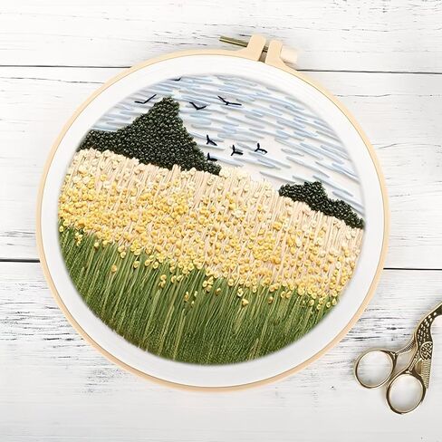 1Pc DIY Embroidery Kit - Create a Stunning Handmade Masterpiece, Fun Craft Project(CX0847) in Saudi Arabia