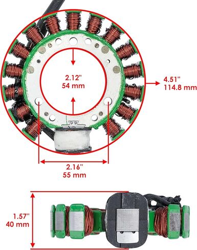 Caltric Stator Compatible with Yamaha Big Bear 350 Yfm350 Yfm-350 1997 1998 1999 in Saudi Arabia