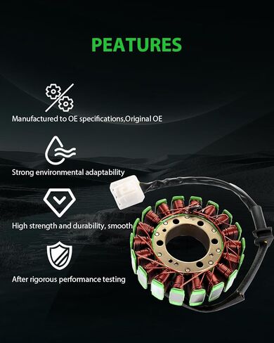 SCITOO 12 V Magneto Coil Stator 2001-2007 for Suzuki DRZ250 2000-2004 for Suzuki DRZ400 2000-2007 for Suzuki DRZ400E 2000-2009 2011-2019 for Suzuki DRZ400S32101-29F00 32101-13E02 32101-29F10 in Saudi Arabia