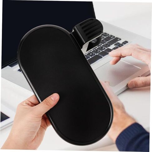 Gadpiparty Computer Arm Rest Rotating Function Ergonomic Support for Desk Chairs and Gaming Accessories Foldable and Adjustable Armrest for Office Workers and Gamers Black in Saudi Arabia