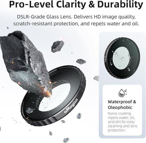 Lens CPL/ND Filter for Insta360 GO3/GO2(4 PCS),CPL/ND8/ND16/ND32 Waterproof Double Sided Coating Filter Accessories Sets Compatible with Insta360 GO3 /GO2 Camera(CPL+ND8+ND16+ND32) in Kuwait