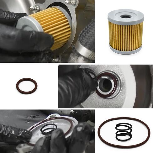 1 PCS Oil Filter Kit For Suzuki DRZ400 Quadsport, Oil Change Kit For Arctic Cat 400, For Kawasaki KFX400 KLX400R OEM#09440-18002 3423-277 92055-S005 in Saudi Arabia