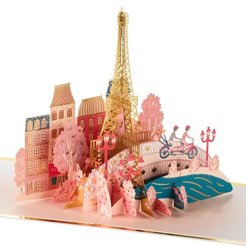 Hallmark Signature Paper Wonder Pop-Up Romantic Love Card (Eiffel Tower) for Sweetest Day, Valentine's Day, Anniversaries, Birthdays in Saudi Arabia