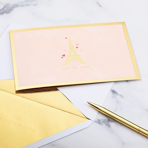 Hallmark Signature Paper Wonder Pop-Up Romantic Love Card (Eiffel Tower) for Sweetest Day, Valentine's Day, Anniversaries, Birthdays in Saudi Arabia