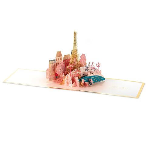 Hallmark Signature Paper Wonder Pop-Up Romantic Love Card (Eiffel Tower) for Sweetest Day, Valentine's Day, Anniversaries, Birthdays in Saudi Arabia