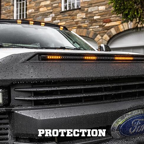 بطانات أجش Aeroskin Lightshield PRO | يناسب 2022-2026 شيفروليه سيلفرادو 1500 (LT Trail Boss، Custom Trail Boss، ZR2) | عاكس جانبي منخفض/درع الحشرات قطعة واحدة. أسود | 2820208 in Saudi Arabia
