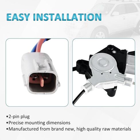 Rear Left Driver Side Power Window Regulator with Motor Assembly Compatible for 2008-2012 Ford Escape, 2008-2011 Mazda Tribute & Mercury Mariner, Replacement 751-712, 8L8Z7827001A, ZZCA73560 in Saudi Arabia