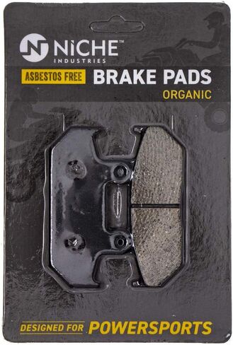 NICHE Brake Pad Set for Honda Goldwing 1500 06455-MT8-405 45106-MT8-305 Front Organic 2 Pack in Saudi Arabia