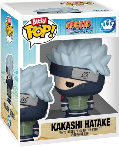 Funko Pop! Bitty: Naruto Shippuden - Kakashi, Sakura, Sasuke, and Chase Mini Figure - 0.9 Inch (2.2 Cm) - Anime Collectable - Gift Idea - Stackable Display Shelf Included in Saudi Arabia