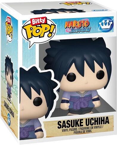 Funko Pop! Bitty: Naruto Shippuden - Kakashi, Sakura, Sasuke, and Chase Mini Figure - 0.9 Inch (2.2 Cm) - Anime Collectable - Gift Idea - Stackable Display Shelf Included in Saudi Arabia