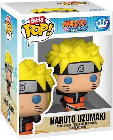 Funko Pop! Bitty: Naruto Shippuden - Kakashi, Sakura, Sasuke, and Chase Mini Figure - 0.9 Inch (2.2 Cm) - Anime Collectable - Gift Idea - Stackable Display Shelf Included in Saudi Arabia