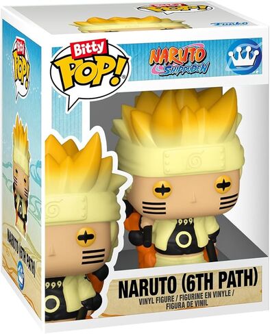 Funko Pop! Bitty: Naruto Shippuden - Kakashi, Sakura, Sasuke, and Chase Mini Figure - 0.9 Inch (2.2 Cm) - Anime Collectable - Gift Idea - Stackable Display Shelf Included in Saudi Arabia