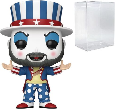 أفلام البوب: House of 1000 Corpses - شخصية Captain Spaulding Funko من الفينيل (مع حافظة حماية صندوقية متوافقة) متعددة الألوان 3.75 بوصة in Saudi Arabia