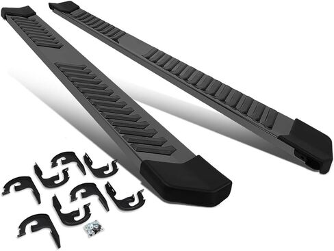 Auto Dynasty Running Boards Compatible with 2004-2014 Ford F150 Crew Cab, Stainless Steel Side Step Rail Nerf Bars, 6" Step Bars, Chrome in Saudi Arabia