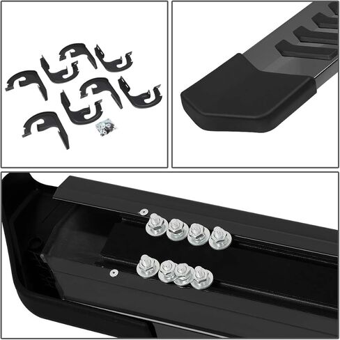Auto Dynasty Running Boards Compatible with 2004-2014 Ford F150 Crew Cab, Stainless Steel Side Step Rail Nerf Bars, 6" Step Bars, Chrome in Saudi Arabia