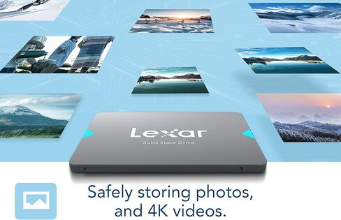 Lexar 960GB NQ100 SSD 2.5 Inch SATA III Internal Solid State Drive, Up to 550MB/s Read, Gray (LNQ100X960G-RNNNU) in Kuwait