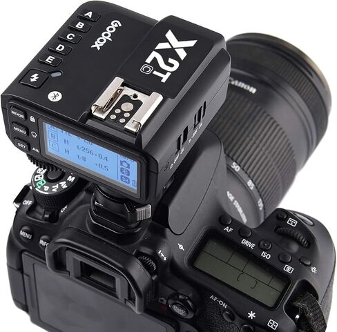 Godox X2T-S TTL Wireless Flash Trigger for Sony, Bluetooth Connection, 1/8000s HSS, 5 Separate Group Buttons, Relocated Control-Wheel, New Hotshoe Locking, New AF Assist Light in Saudi Arabia
