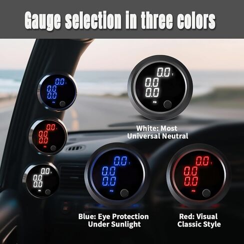 12V Air Management Featuring 4-Valve Air Ride Suspension Manifold, Simplify Control Panel and Ship Type Switch and Three-Way Blue Display Air Pressure Gauges in Saudi Arabia