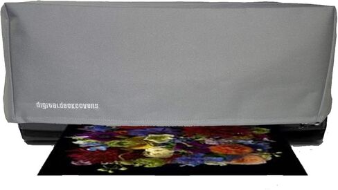 Premium Dust Cover for Epson FastFoto & Document Scanners (FF-680W, DS-530, DS-770, DS-870, DS-970, ES-400W, ES-500W) - Antistatic, Water-Resistant, Black Fabric Protector in Kuwait