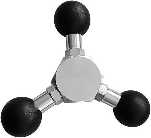 1 inch Ball Mount Base Suction Cups Compatible with Ram Mounts Phone Holder for Motorcycle, Double Socket Arm(R5-2pcs) in Kuwait