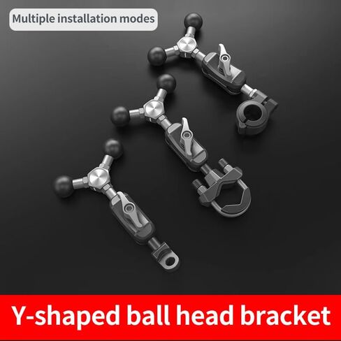1 inch Ball Mount Base Suction Cups Compatible with Ram Mounts Phone Holder for Motorcycle, Double Socket Arm(R5-2pcs) in Kuwait