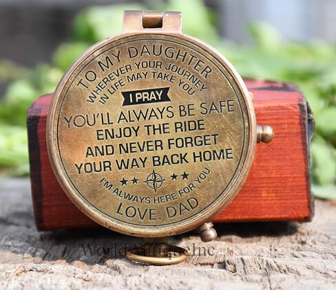 Engraved Brass Compass for I Know The Plans I Have for You Compass, Jeremiah 29 11, Baptism Gifts, Best Easter, Birthday, Mothers Day, Fathers Day, Graduation Gift, Wedding Gifts in Saudi Arabia
