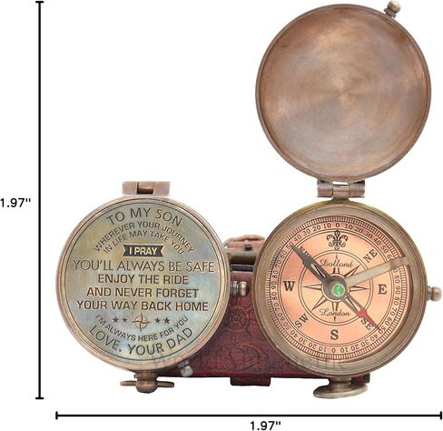 Engraved Brass Compass for I Know The Plans I Have for You Compass, Jeremiah 29 11, Baptism Gifts, Best Easter, Birthday, Mothers Day, Fathers Day, Graduation Gift, Wedding Gifts in Saudi Arabia