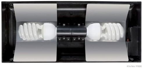 Exo Terra Large Compact Incandescent Light Fixture for Exo Terra Glass Terrariums PT2613 – Measures 36" x 3.5" x 7.8" in Saudi Arabia