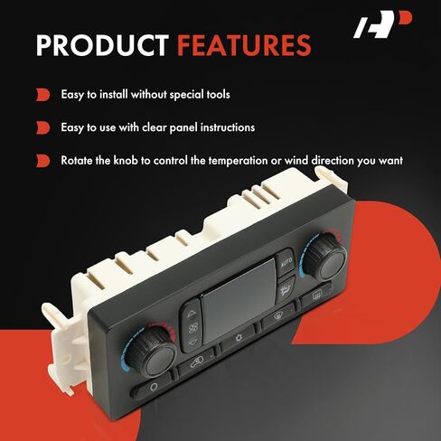A-Premium Automatic Climate Control Module A/C & Heater Control Panel Compatible with Chevrolet, GMC, Buick & Oldsmobile Vehicles - 2003 2004 Trailblazer EXT, Envoy, Envoy XL XUV, Bravada, Rainier in Saudi Arabia