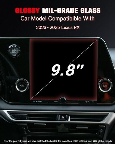 2 Pack Screen Protector For Hyundai Palisade Calligraphy 2023 2024,AC Panel Air Conditioner Nano Protective Film HD Clear in Saudi Arabia