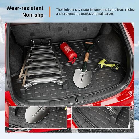 powoq TPE Backrest Mat, Compatible with 2023 2024 Lexus RX350 RX350H RX500H, Inner, Vehicle Specific Fit, 25.59x18.5x0.79 inches, Seat Back Protection in Kuwait