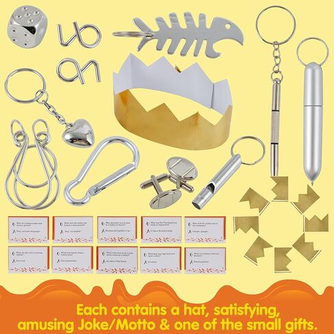 JOYIN 8 PACK Thanksgiving Non-Snap Party Favor, Maple Style Thanksgiving No Snap Party Table Favor Set with Joke Dice & Gifts, Fall Holiday Dinner Traditions Prizes Supplies for Kids Adults in Saudi Arabia