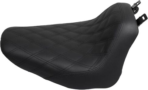 Brown Front Driver Solo Seat Cushion Pillion Fit for Harley Softail Heritage Classic FLSTC Deluxe FLSTN EFI FLSTNI 2006-2017 in Saudi Arabia