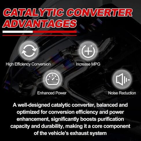 محول حفاز مشعب العادم الأمامي 47107 674-044 متوافق مع Toyota Camry Solara 2.4L L4 2006 2007 2008 2009 استبدال مباشر (متوافق مع وكالة حماية البيئة) in Saudi Arabia
