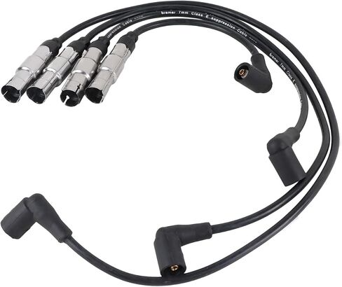 بريمر - مجموعة أسلاك توصيل الإشعال 7 مم (مجموعة 4 قطع) لـ 2001-2005 VW Beetle Jetta، 2001-2007 Golf - L4 2.0L IW-4129 in Saudi Arabia