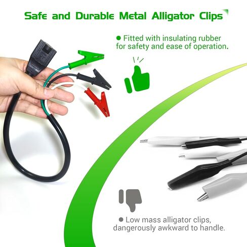HVAC Tools Kit Accessory, HVAC Adaptor Cord for Circuit Breaker Finder Vacuum Pump, Ac Guages Clearance and Equipment, Compatible with Yellow Jacket 69522,69411,RT310,RT250,RT310,ET300,ET310 (1) in Saudi Arabia