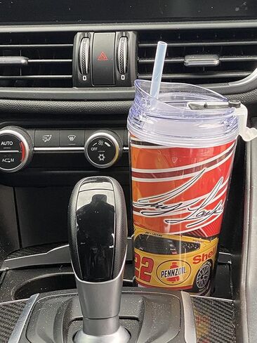 Rico Industries NASCAR Kyle Busch #8 3CHI 24 oz Double Walled Acrylic Beverage Tumbler - Race Fan Gear - Gift for Car, Pool or Garage - Officially Licensed Collectable Vessel with Hinged Lid, Straw in Saudi Arabia