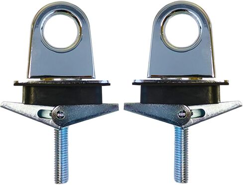 Boxer 2 Pack Universal Stake Pocket Anchor Point Truck Bed, Pickup Truck, Trailer Chrome Plated Finish in Saudi Arabia