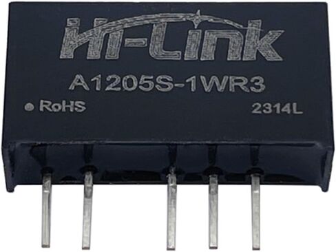 12V to ±5V 1W Dual Output DC DC Power Supply Converter 20pcs/Lot Isolation Adjustable Power Module A1205S-1WR3 in Saudi Arabia
