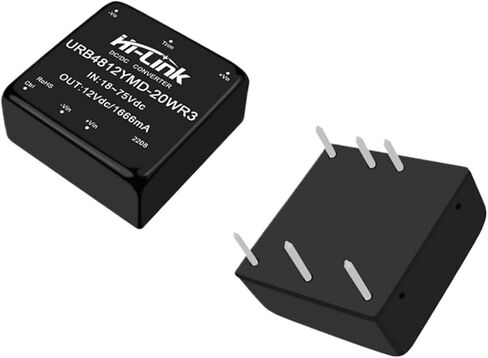 محول DCDC URB4812YMD-20WR3 12V 20W 1666mA وحدة إمداد الطاقة الناتجة معزولة بكفاءة عالية in Saudi Arabia