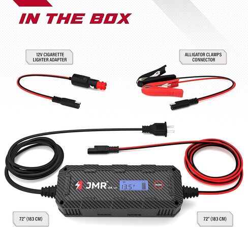 شاحن بطارية JMR لـ Vanderhall Venice Carmel Edison Brawley Laguna جميع الموديلات جهاز صيانة مكيف الشاحن (إضافة وضع الليثيوم) in Saudi Arabia