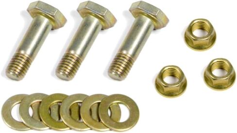 Fan Hardware Kit – 3 Bolts / 3 Nuts / 6 Washers | Steel | Zinc Oxide Finish – Race-Fan Blade in Saudi Arabia