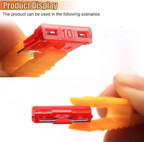 Car Fuse Puller Tool Kit, Mini Plastic Automotive Fuses Remover, Universal Standard Blade Fuse Extraction Clips, Vehicle Fuses Removal Maintenance Accessory for Cars Trucks Motorcycles (3PCS) in Saudi Arabia